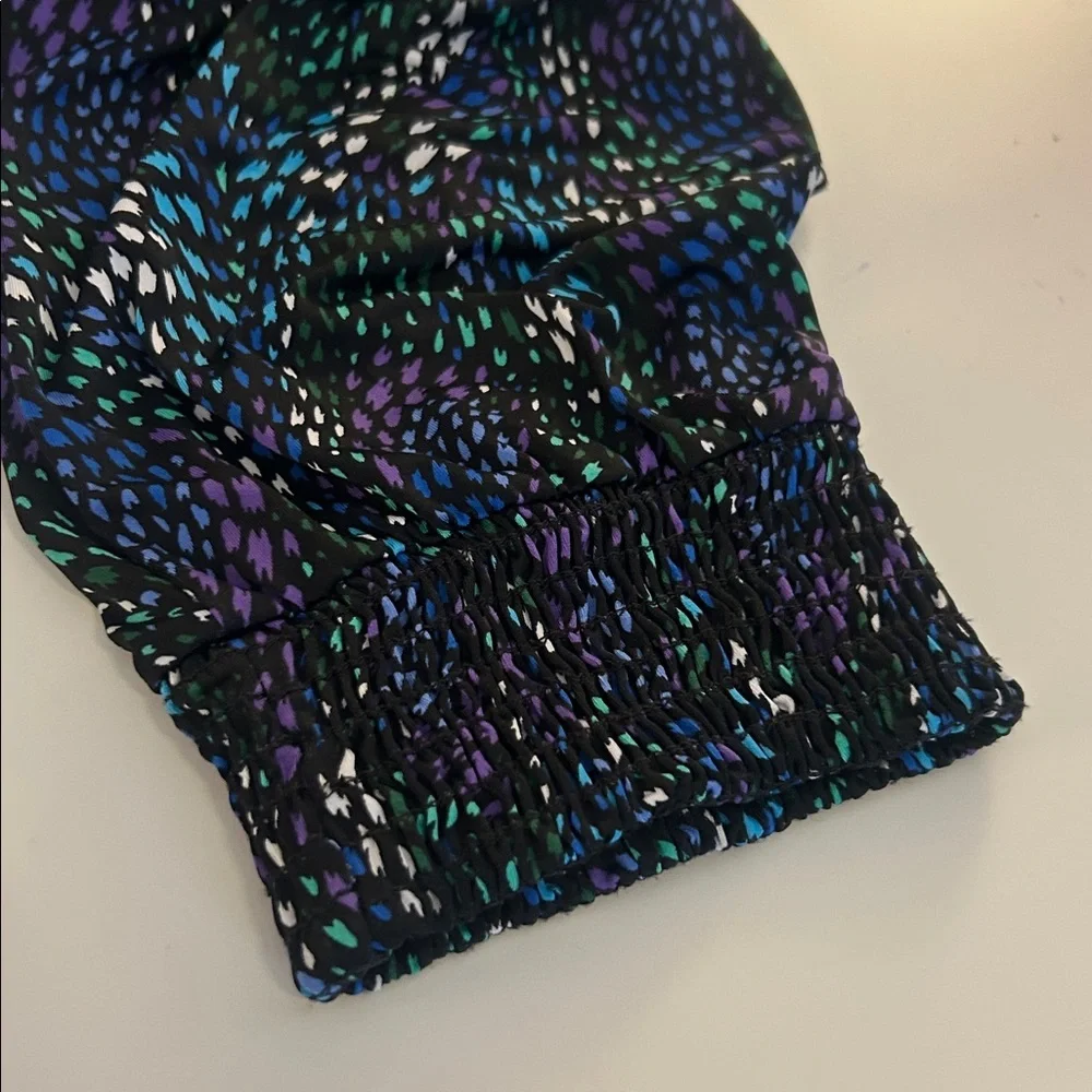 Veronica M Multicolor Abstract Yoga Activewear Casual Legging Joggers Size Large